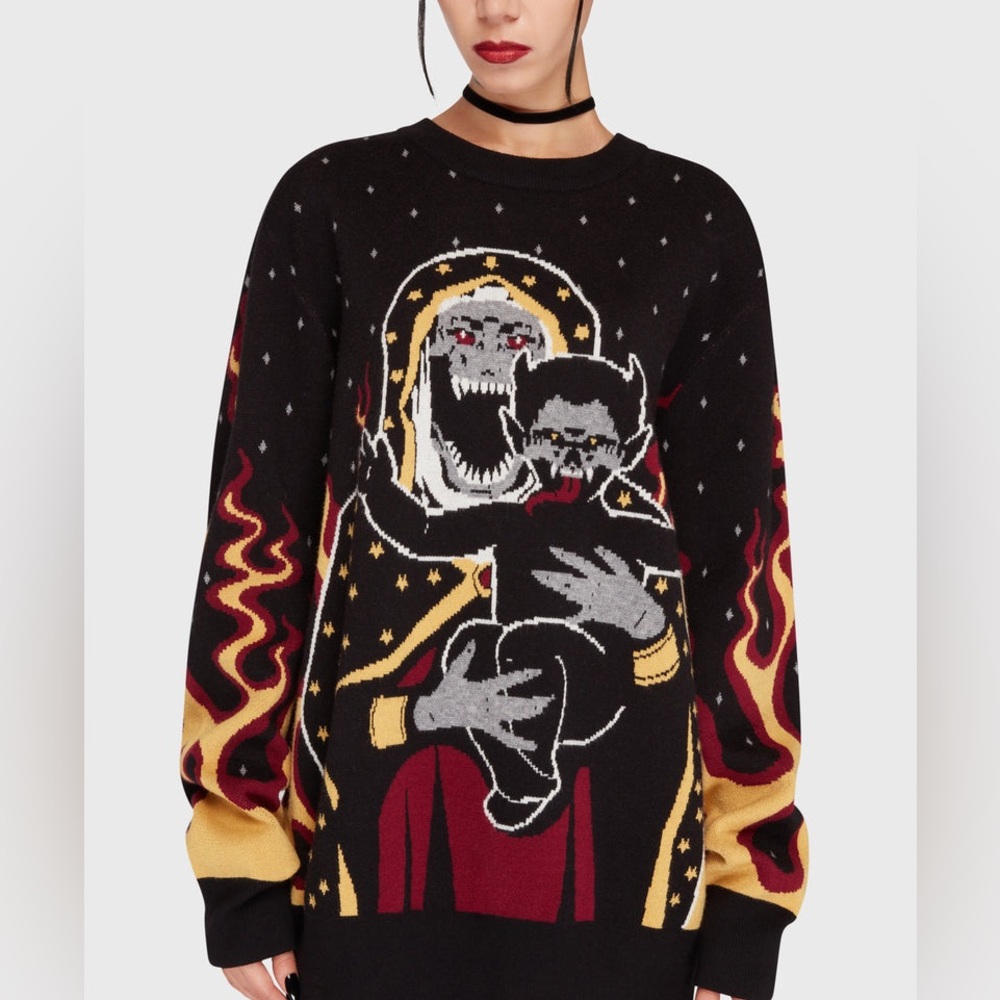 Killstar‎ unholy night oversized sweater